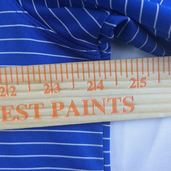 Nike Polo Shirt Adult Mens X-Large Blue Dri-Fit Golf Outdoors College Fields - Picture 4 of 12